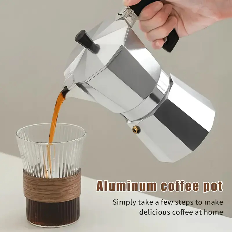 Coffee Equipment Brands - Klasik Alüminyum Moka Pot 50-300ML Ev