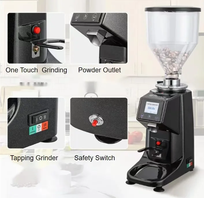 Ev ve Otel Kullanımı İçin Tica - Coffee Grinder Burr Flat incelemesi ve fiyatı